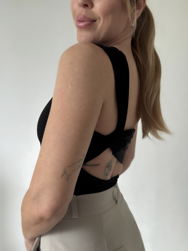 Lily Bodysuit / Fekete - Image 3