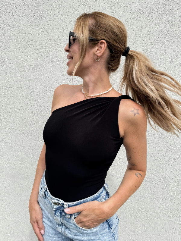 Lily Bodysuit / Fekete