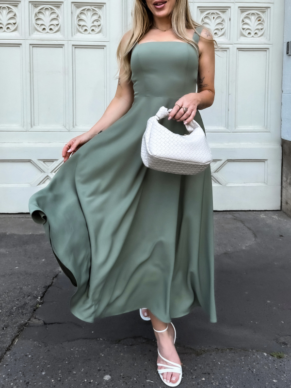 Mira midi ruha / Khaki - Image 4