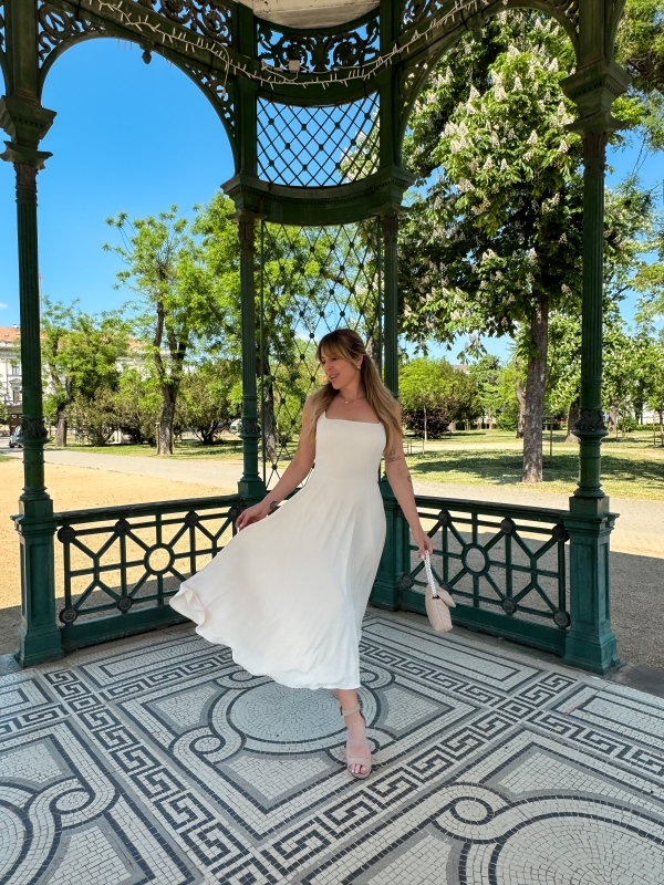Mira midi ruha / Ekrü - Image 6