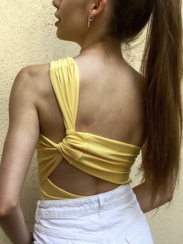 Lily Bodysuit / Sárga / XS-S - Image 2