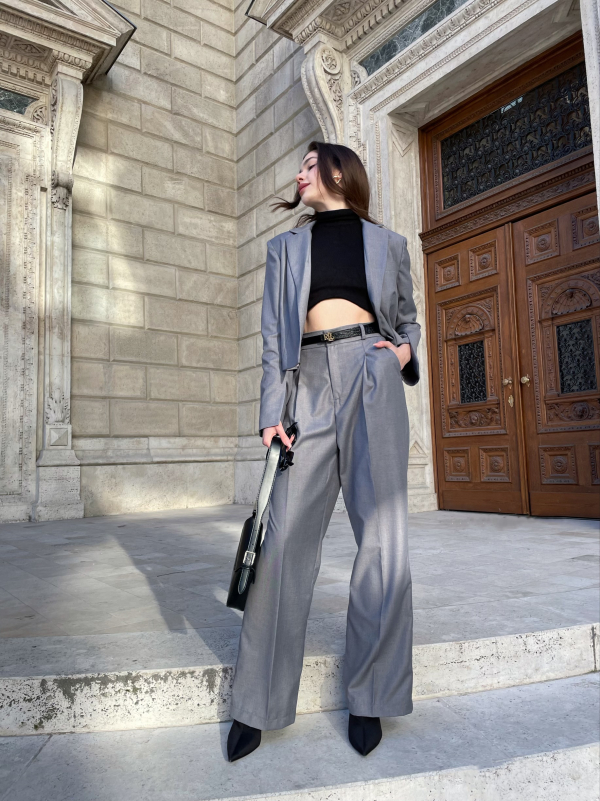 Lara palazzo nadrág / Szürke / XS-S - Image 2