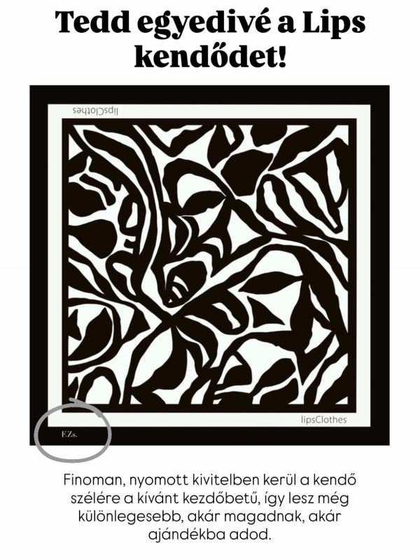 Plusz monogram a kendőre - Image 2