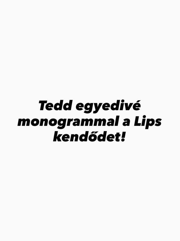 Plusz monogram a kendőre