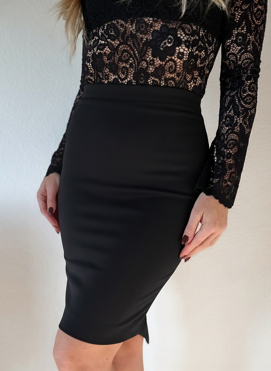 Erika szoknya / Fekete - Image 2