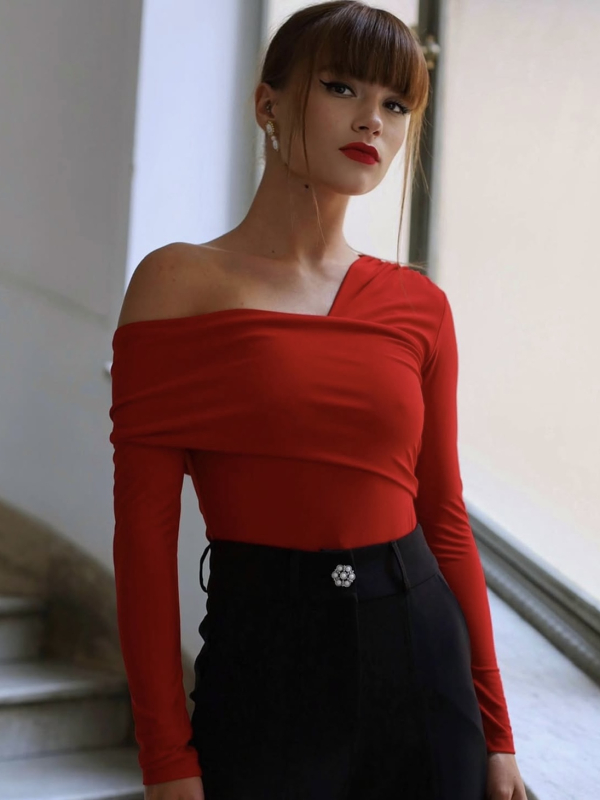 Tilda Bodysuit  / Piros