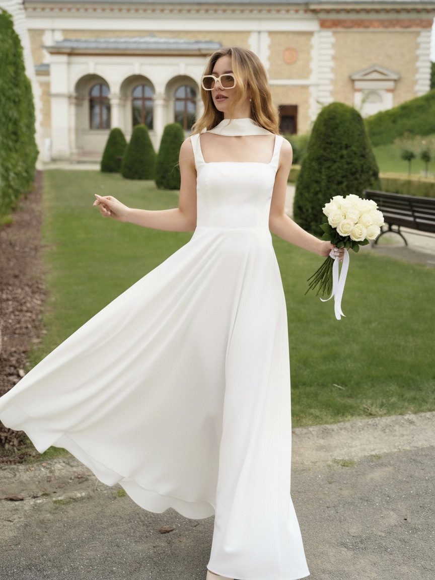 Mira maxi ruha / Ekrü