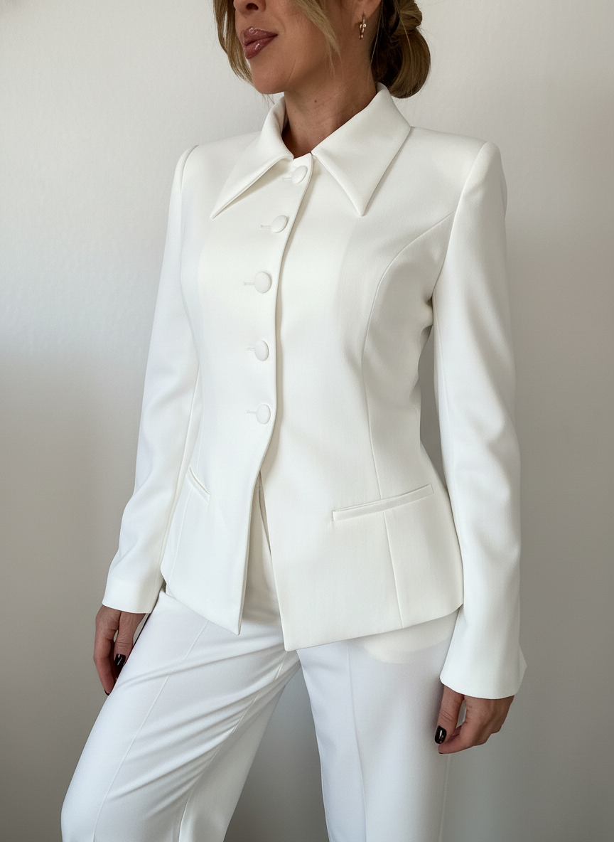 Bella blézer+öv / Ekrü - Image 3