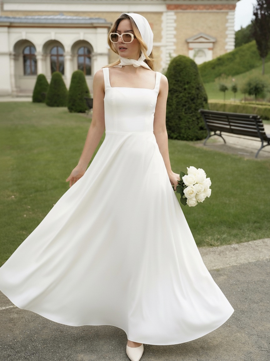 Mira maxi ruha / Ekrü - Image 3